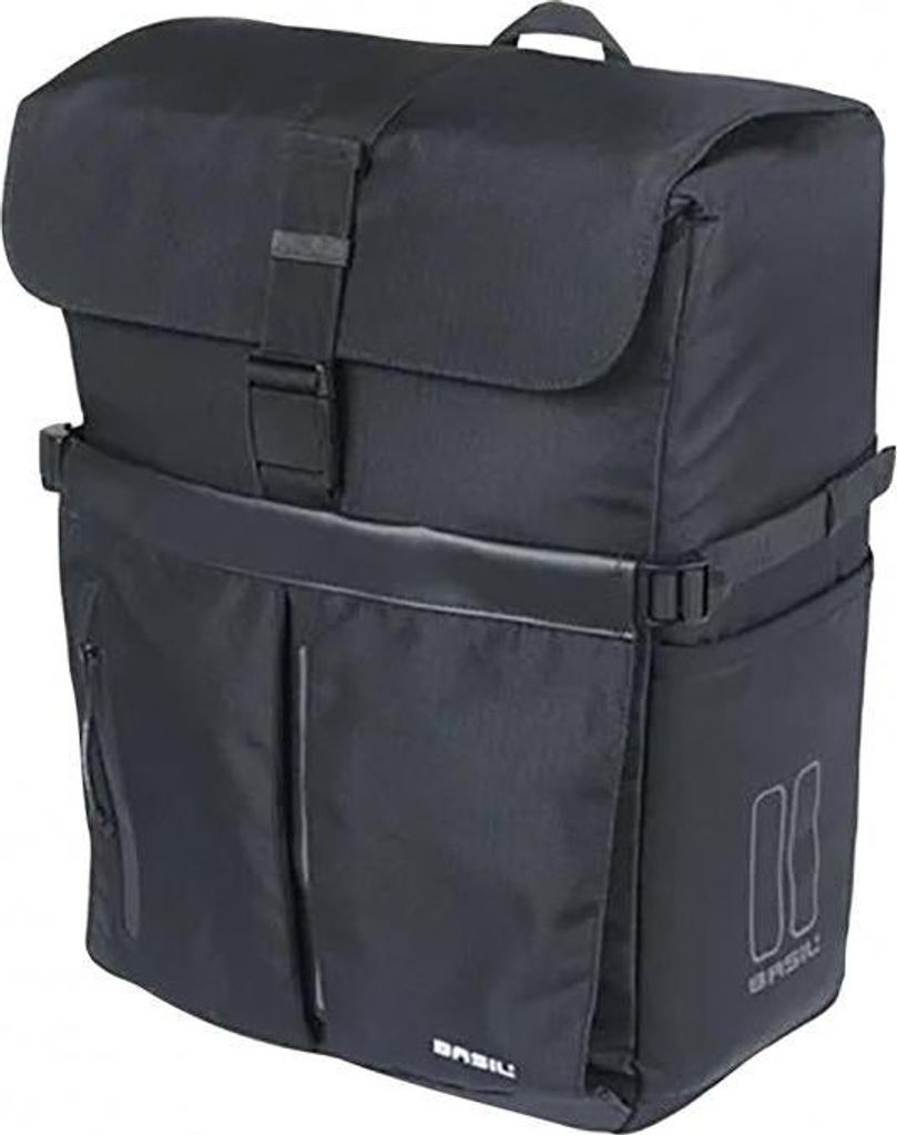 Borsa a tracolla MOVE 15 litri Basil, MIK Hooks, nero Immagine del prodotto 