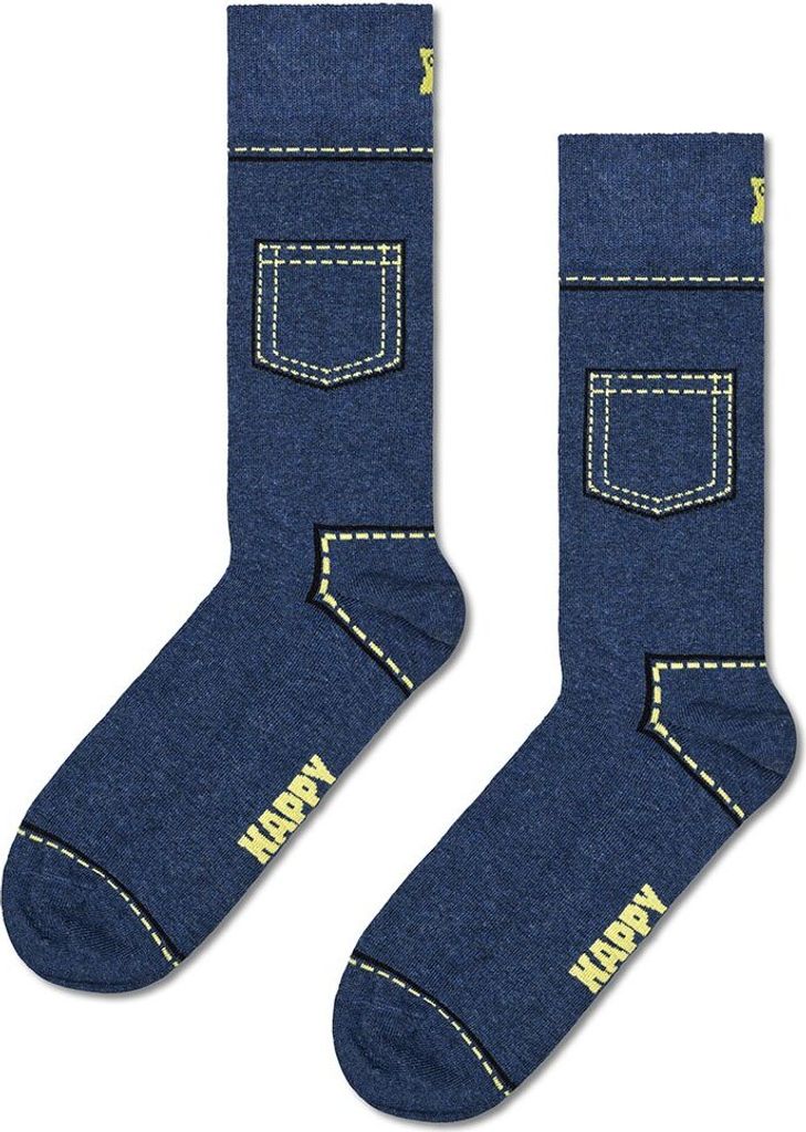 Happy Socks Denim Crew-socken Mehrfarbig EU 36-40 Mann Mehrfarbig EU 36-40