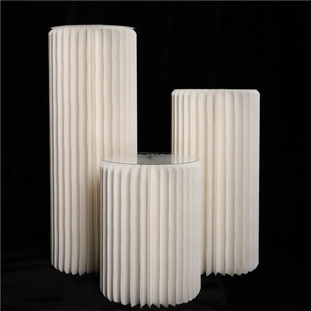 Colonne romaine robuste pour décor de mariage stable et facile à poser