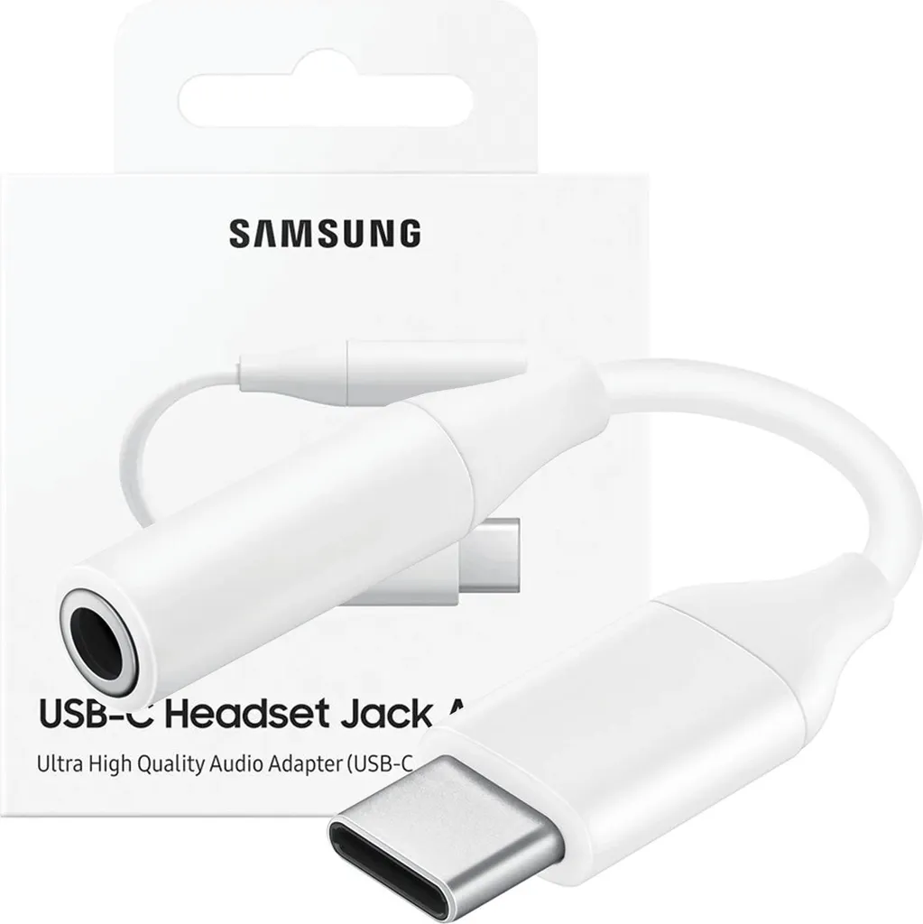 Adattatore Cuffie Samsung USB-C Originale - Per Galaxy S23 S22 S21