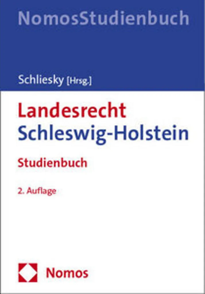 Landesrecht Schleswig-Holstein : préparer ses concours et examens