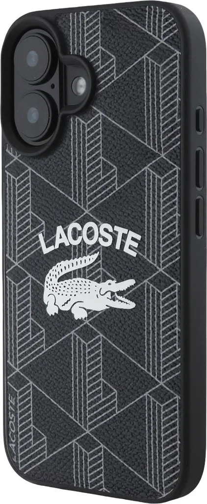 Housse iPhone 16 Lacoste Blend Noir Magsafe idéale pour le Quotidien