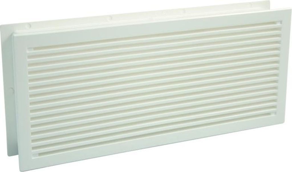Marley Türlüftungsgitter 290 x 125 mm, weiß Produktbild 