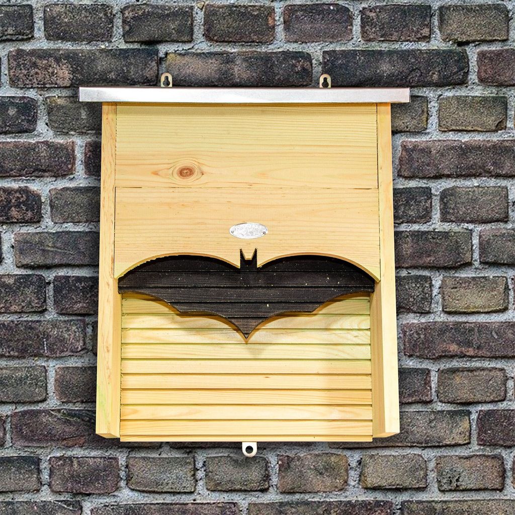 Nistkasten für Fledermäuse, Batman Logo, Fledermauskasten, Produktbild 