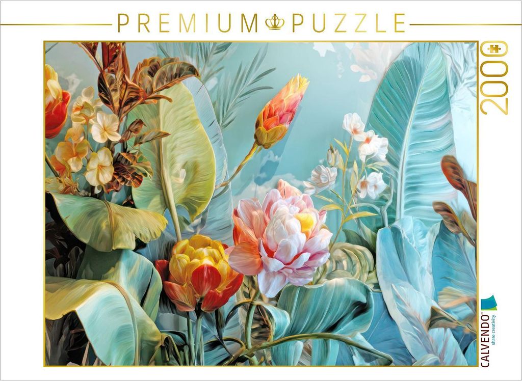 CALVENDO Puzzle Exotische Pflanzenwelt | 2000 Teile Lege-Größe 90x67cm Foto-Puzzle für glückliche Stunden