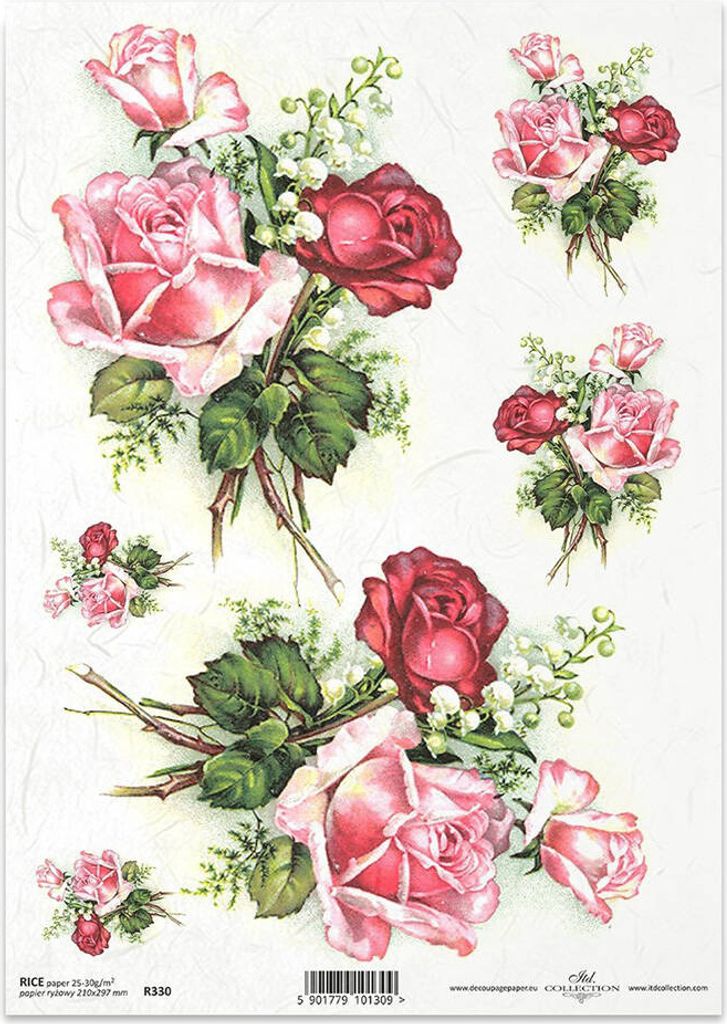ITD Reispapier Decoupage Bastelpapier Produktbild 