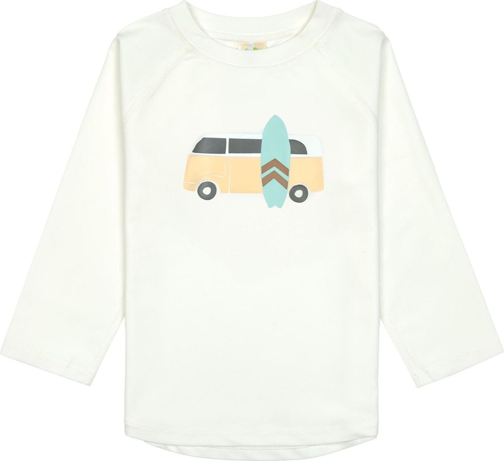 Lässig Splash & Fun Langarm Badeshirt Schwimmshirt Rashguard mit UV-Schutz - Camper sea salt, 19-24 Monate, Größe 92