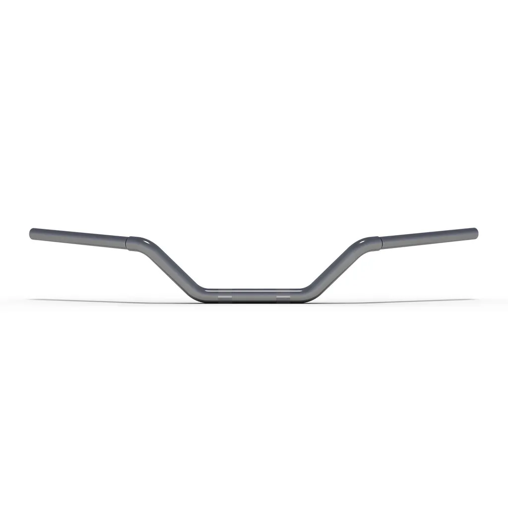 Guidon chromé 90mm HIGHSIDER pro Flat Track Bar L14 design 1 pouce moto