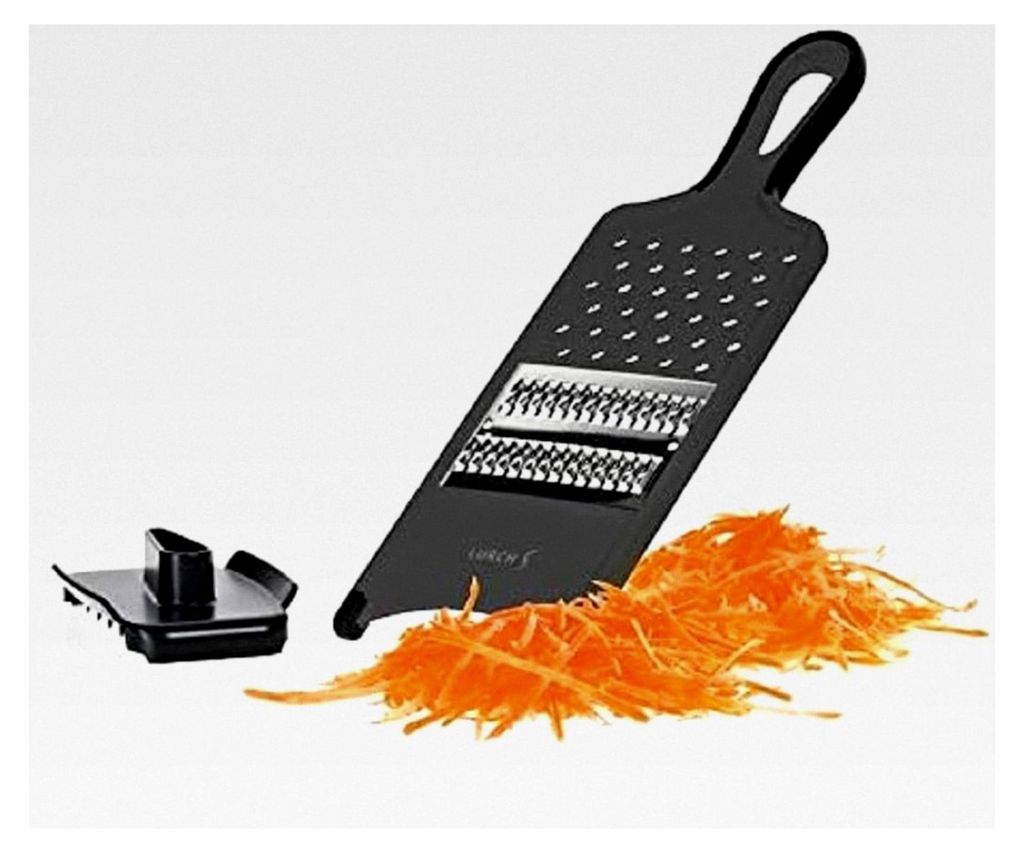 Gemüsehobel für Julienne-Streifen, Kunststoff, Schwarz, Silber