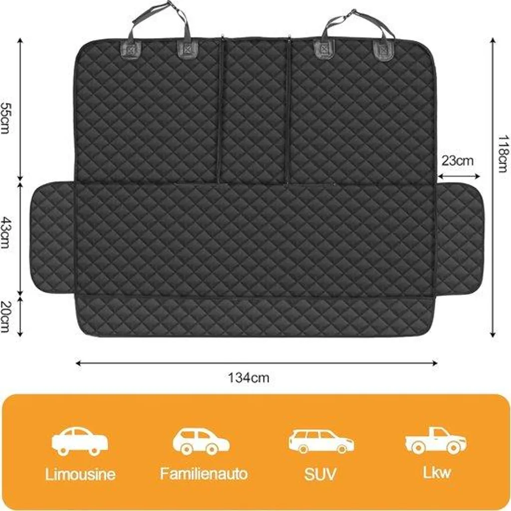 Tapis de transport chien voiture idéal pour sorties forêt et plage