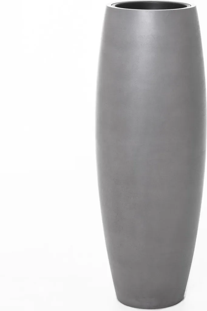Vase de sol décoratif MAGNUM gris béton 80 cm pour habiller vos angles
