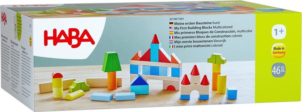 Haba Moje pierwsze klocki konstrukcyjne, kolorowe Zdjęcie produktu 