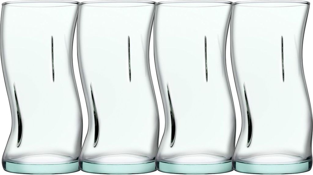 4x Longdrinkglas Pasabahce Aware / Amorf (Recycled) 440 ml