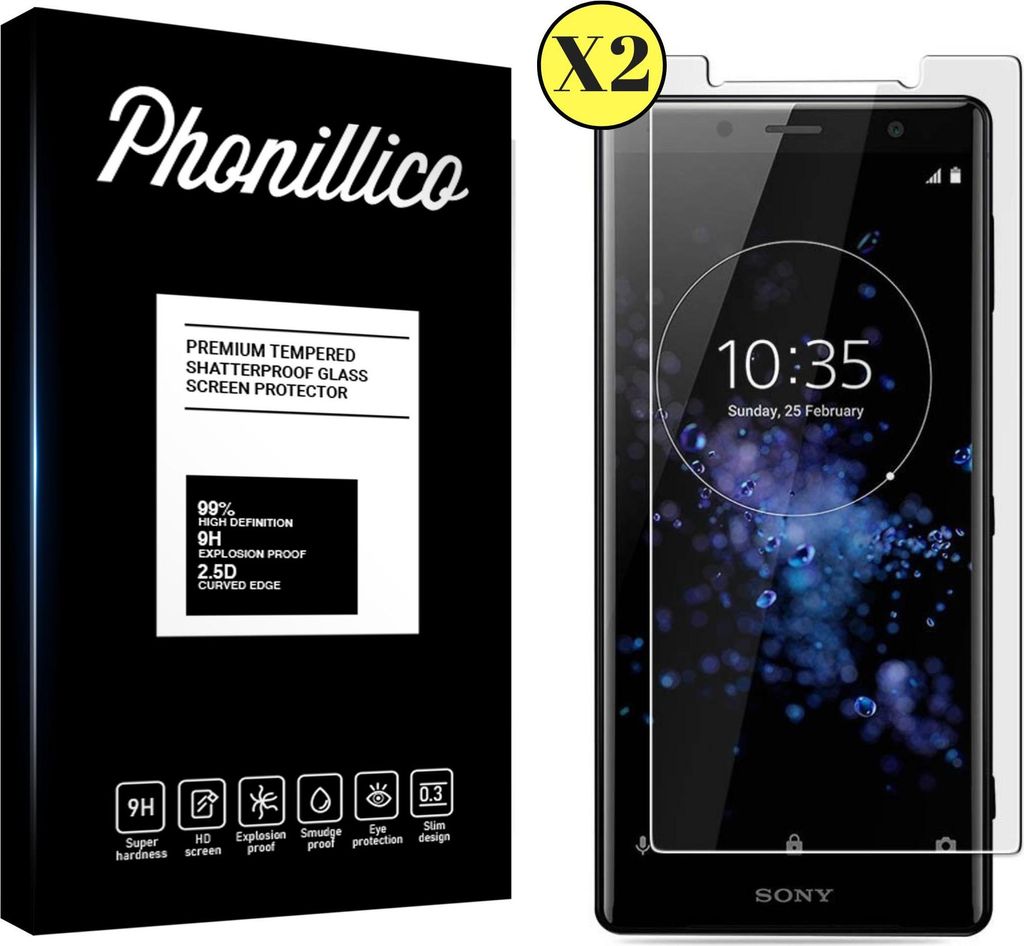 Szkło hartowane do Sony Xperia XZ2 COMPACT [2 sztuki] Folia Zdjęcie produktu 
