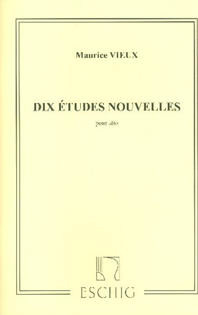 10 nouvelles études pour alto