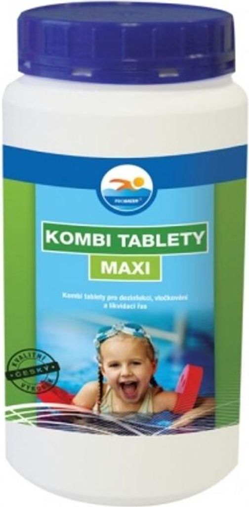 Nohel Tabletki ogrodowe KOMBI MAXI do basenu 1kg Zdjęcie produktu 