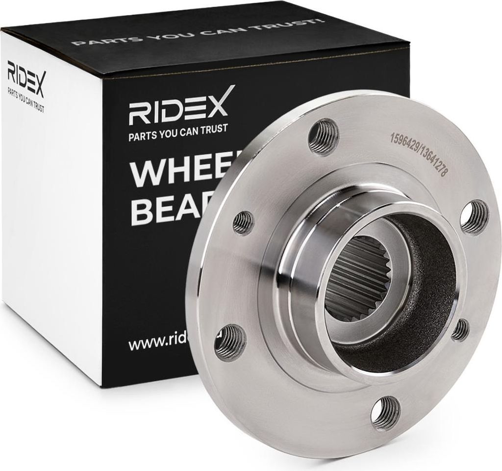 RIDEX 653W0135 Radnabe Vorne Beidseitig für RENAULT Clio III Schrägheck (BR0/1, CR0/1) 4-Loch Ø100mm Lochkreis