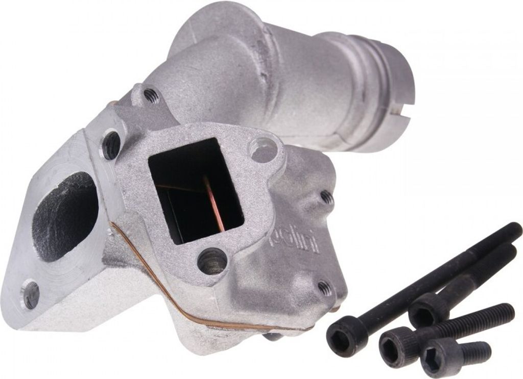 Ansaugstutzen Polini Membran Doppelansauger 19mm für Vespa Special 50, Primavera 125