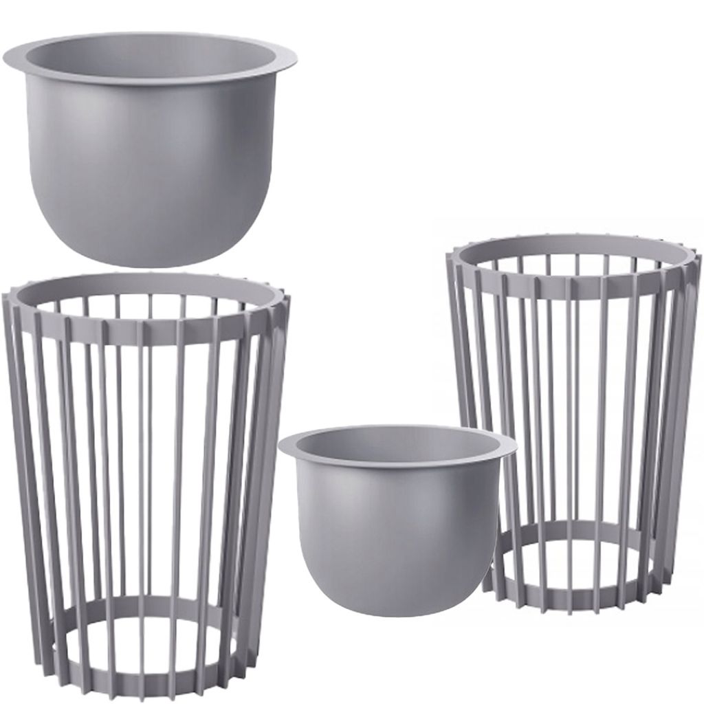 Portavaso con vaso 40 cm portavaso portafiori portafiori Immagine del prodotto 
