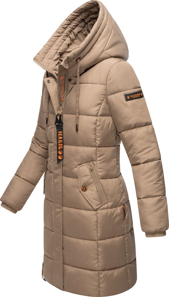 Marikoo Winterjacke Daunen Lang Marikoo Rose Damen Winter Jacke - Main Image