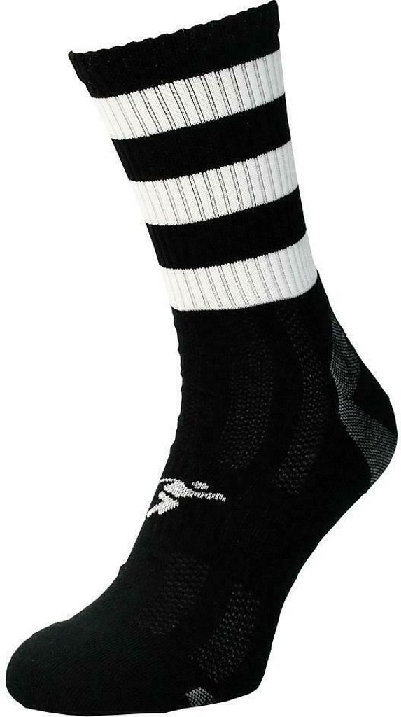 Precision - "Pro" Fußballsocken für Kinder RD180 (35,5 EU - 39,5 EU) (Schwarz/Weiß)