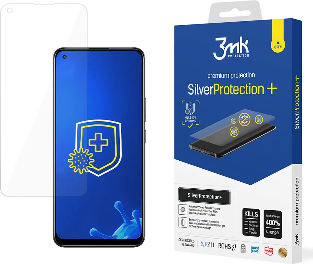 Pellicola 3mk SilverProtection+ per Realme 8 Pro: Invisibile e Sicura