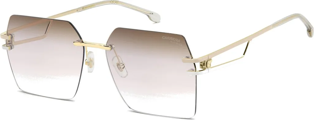 Lunettes pour femmes Carrera CA 3102/S de forme carrée Gold et Beige