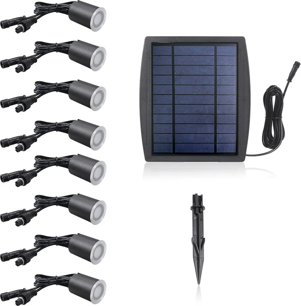 Lampe solaire LED étanche IP65 haute résistance pour sol de terrasse 3.2V
