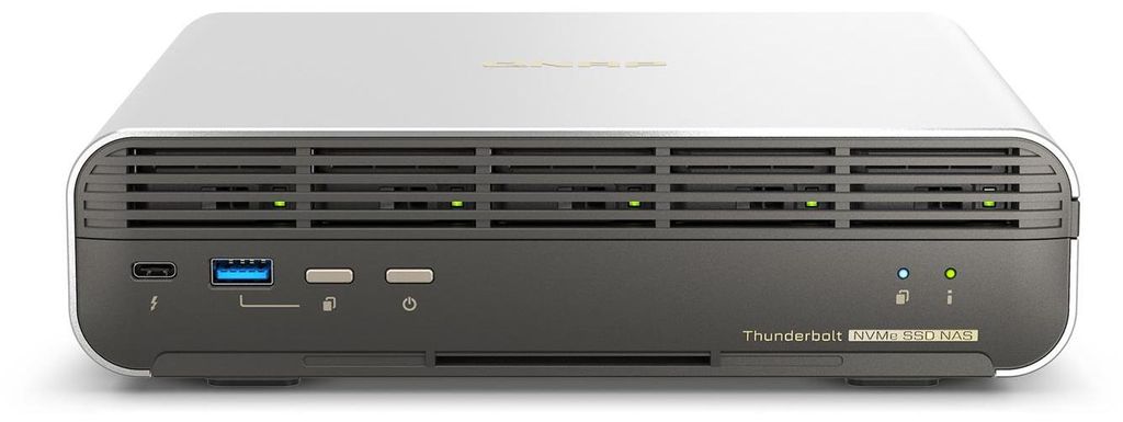 QNAP TS-H3077AFU-R5-32G NAS & Speicherserver Rack (2U) AMD Ryzen 5 32 GB DDR5 Schwarz, Metallisch