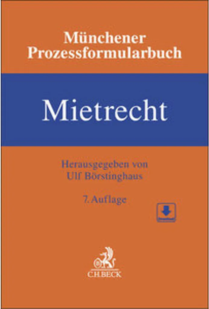 Formulaires de procédure de Munich Vol 1 droit de bail complet