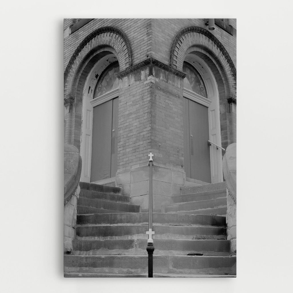 ARTHUB Leinwandbild 70x100 cm, Grey Dors | Wohnzimmerdekoration, Hängende Bilder, Wanddekoration, Heimdekoration, Abstrakte, Optische Täuschungen