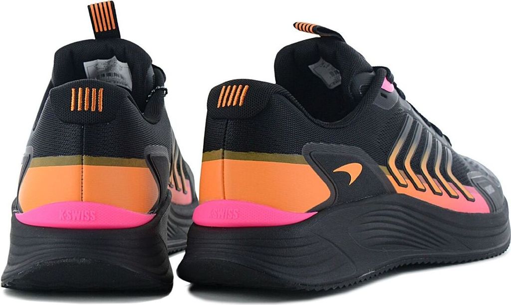 K-Swiss Heren Impls Trnr X Mclaren Sneakers, Wht Blk Papaya, 45 EU