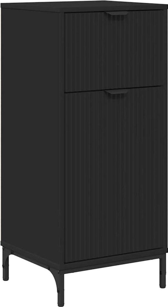 "2026 MODERNE" Badezimmerschrank mit Schubladen Schwarz 39,5 x 36 x 88 cm - Spiegelschränke CC7850854