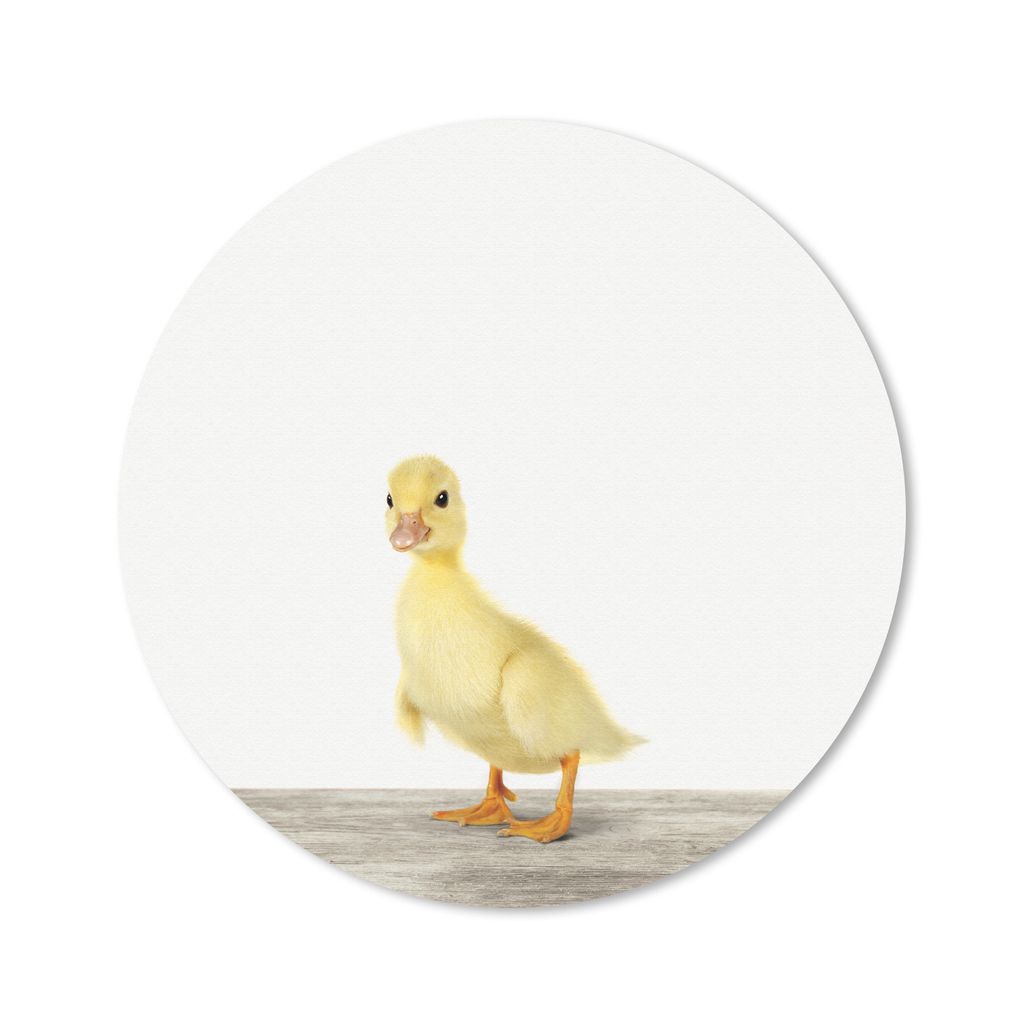 MuchoWow Mauspad Mousepad Ente - Küken - Tiere - Süß - Mädchen - Jungen - Kinder 20x20 cm - Mousepads - Maus Mat - Pad - Mausunterlage - Schr...