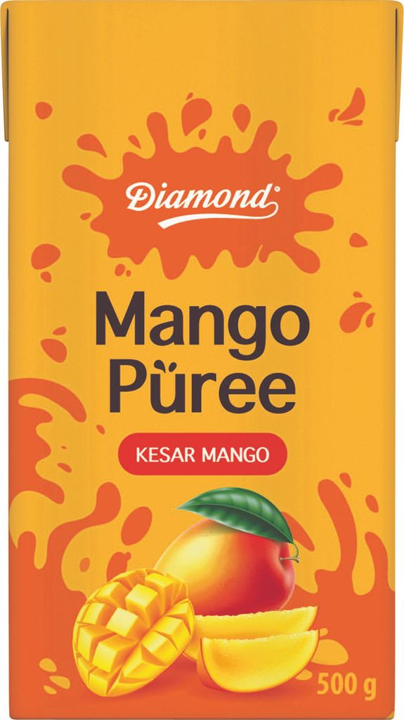 DIAMOND Mango Püree Kesar 500g | Kesar Mango Pulp | Produktbild 