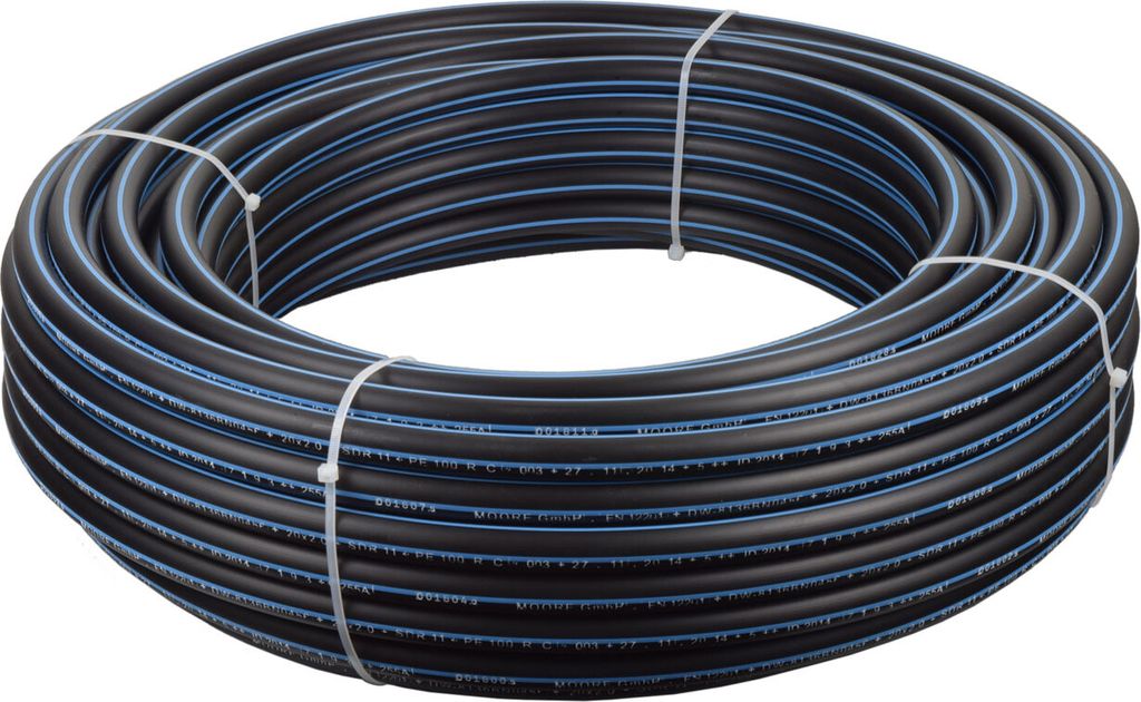 Agora-Tec®  PE-Rohr 20,0 x 2,0 mm 1/2 Zoll Hart (50 Meter Produktbild 