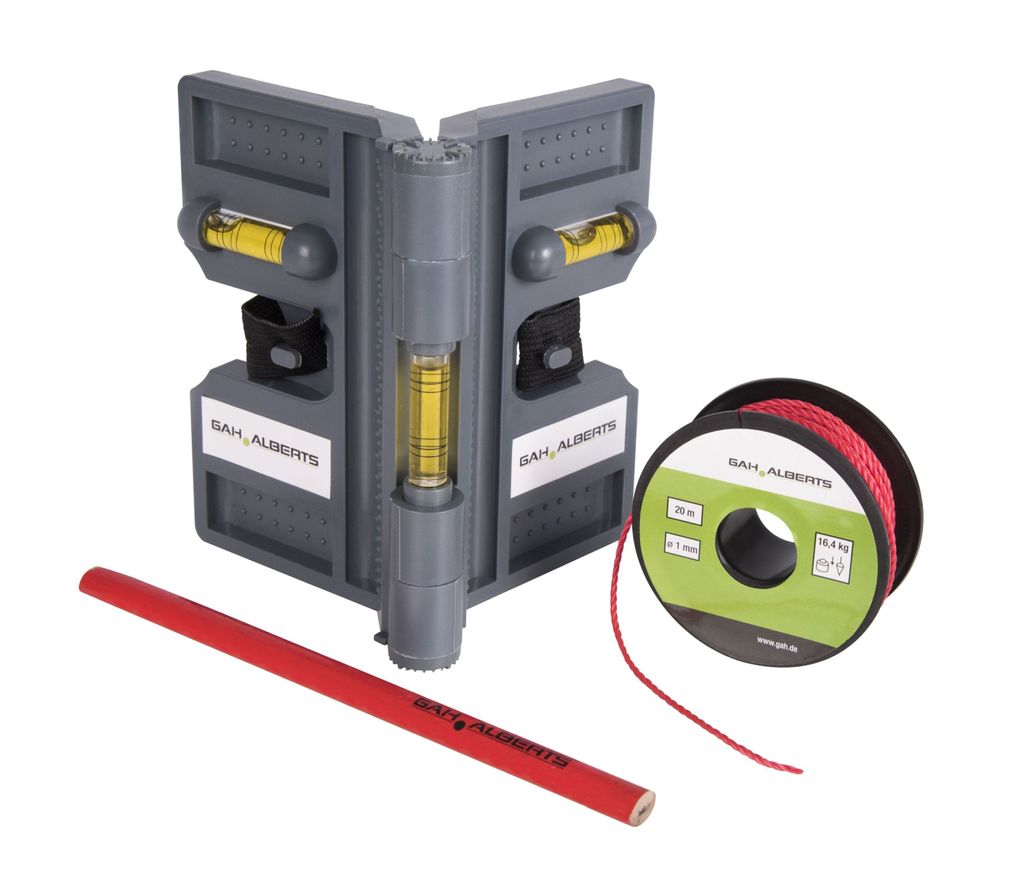 Alberts Montagehilfe für Pfostenträger, Bodenhülsen und Metallpfosten Kunststoff, grau