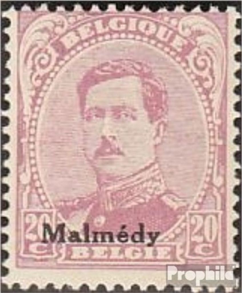 Briefmarken Belgische Post Malmedy 1920 Mi 6 gestempelt Albert I.