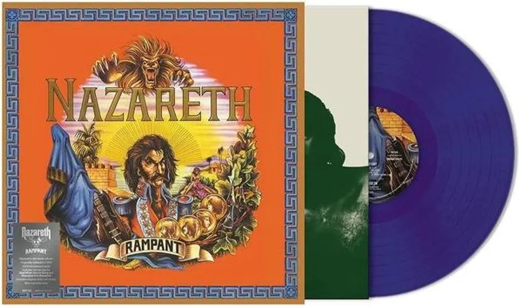 Disque Vinyle Rock Nazareth Rampant - Album Remastérisé Coloris Bleu