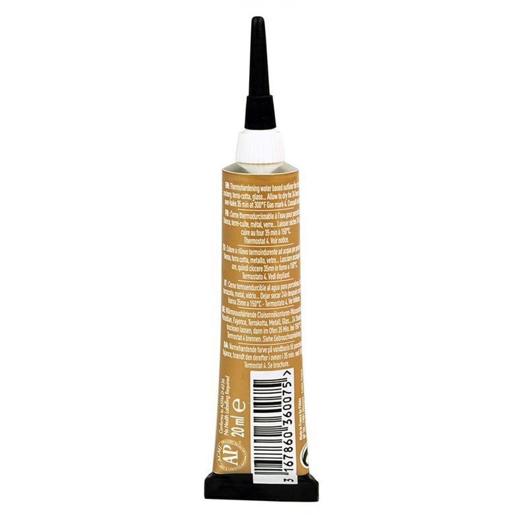 Pebeo Porcelaine 150 Outliner, 20 ml, 07 Gold