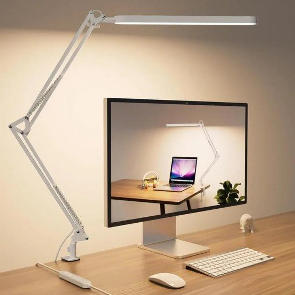 Grande lampe architecte LED 80cm lumière blanche et 5 tons réglables