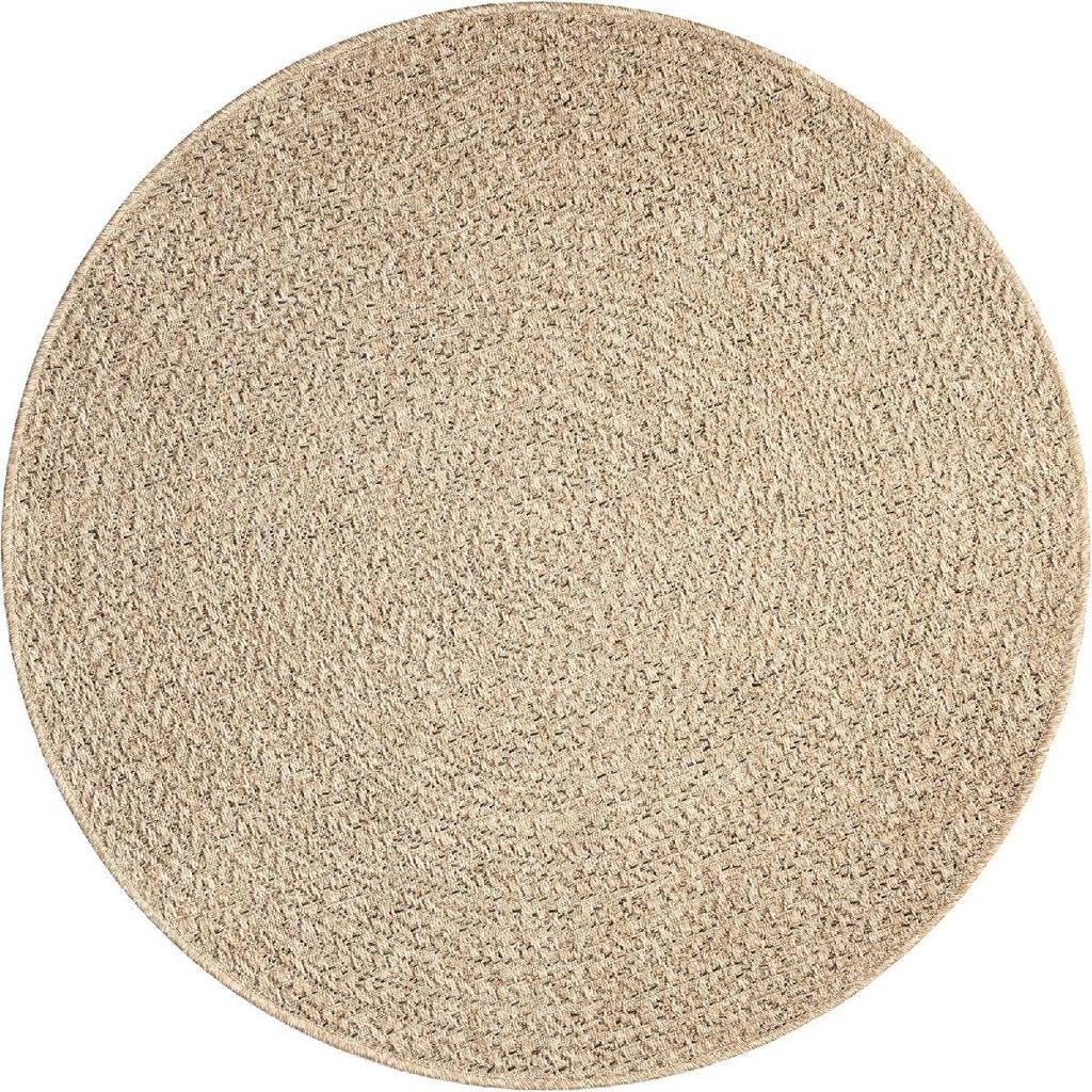 Outdoorteppich Terasse Balkon Indoor Robust Teppich Jute-Look