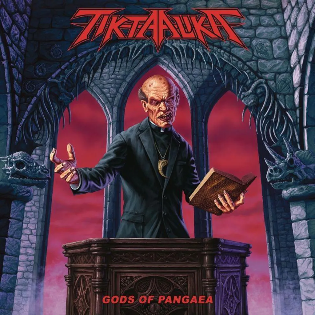 Vinyle Tiktaalika Gods Of Pangaea Édition Limitée Magenta Transparent