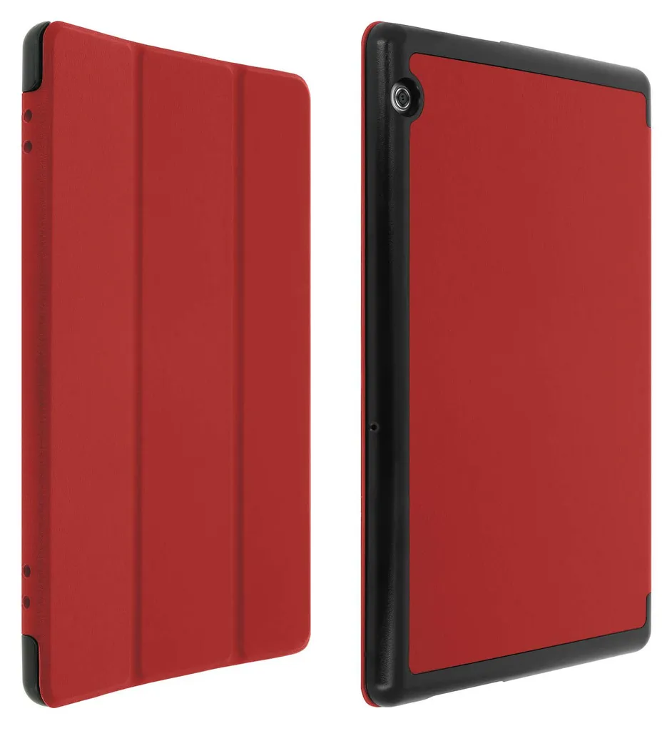 Flip Cover Huawei Mediapad T5 10.0 Rosso | Custodia Stand per Tablet