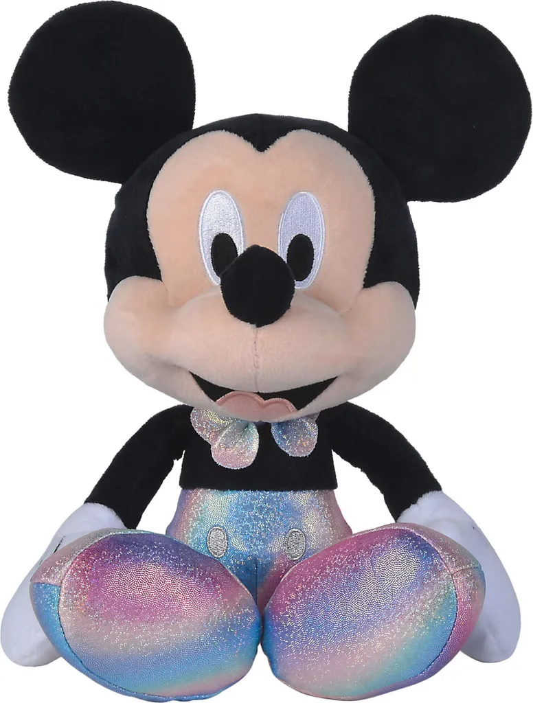 Cadeau Disney : Peluche Mickey Mouse Party 43cm - Spécial 100 ans