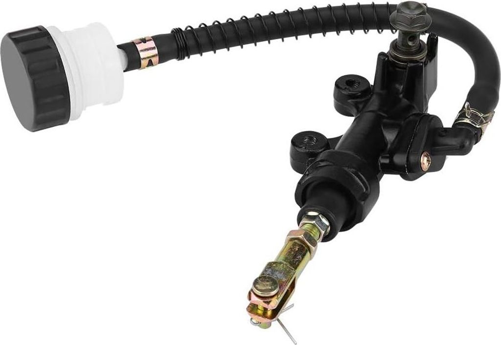 Hauptbremszylinder - Hauptbremszylinder und Teile - Hintere Fußbremse Hydraulischer Hauptbremszylinder Pumpenreservoir für GSXR 600 750 1000 1300...