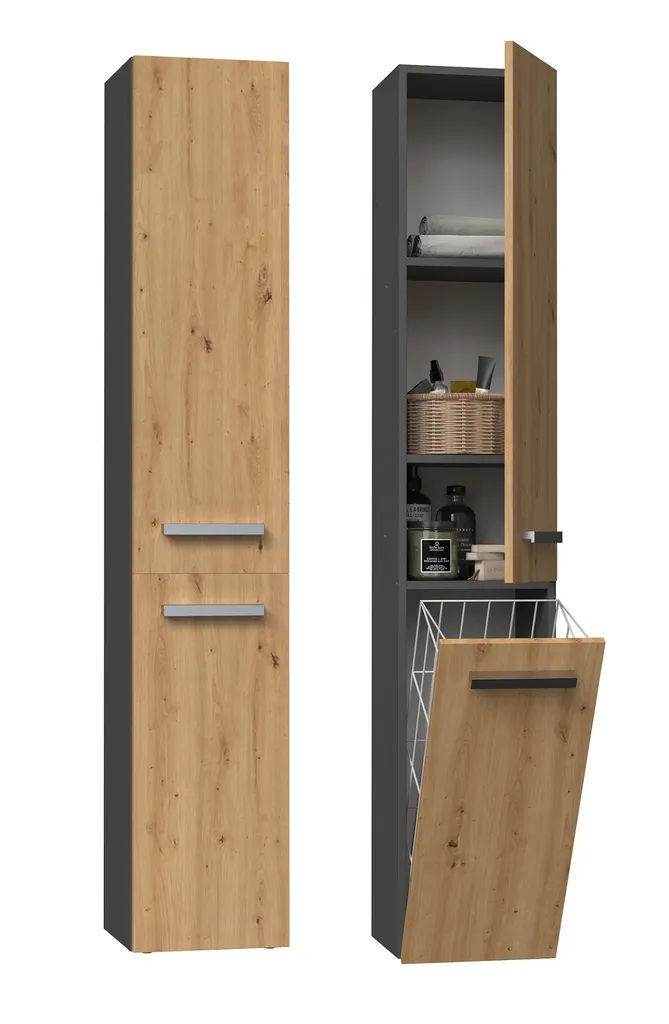 Armoire de salle de bain haute ATSO : finissez-en avec le désordre
