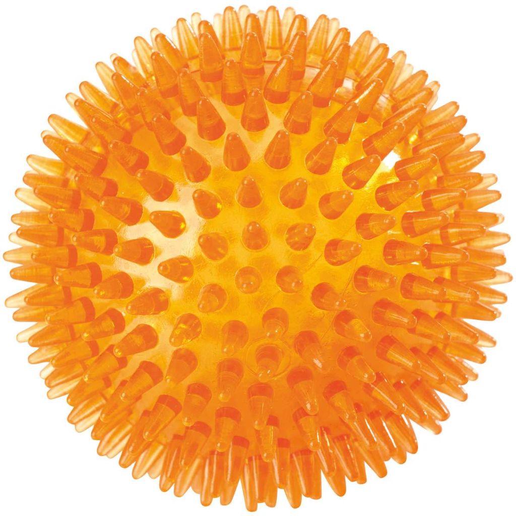 Hunter Hundespielzeug TPR Spike Ball, 9 cm orange