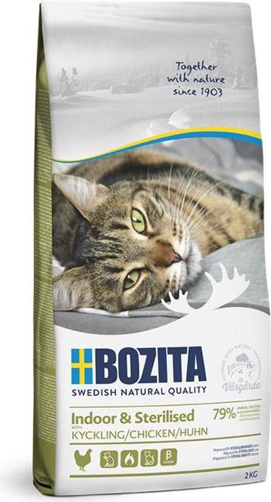 Bozita Indoor & Stérilisé au Poulet 2 kg Image du produit 