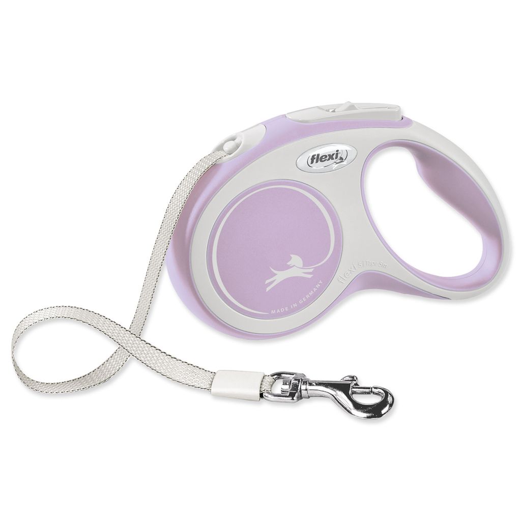 FLEXI Rollleine New COMFORT Gurt - 5m, bis 15kg - rosa Produktbild 3